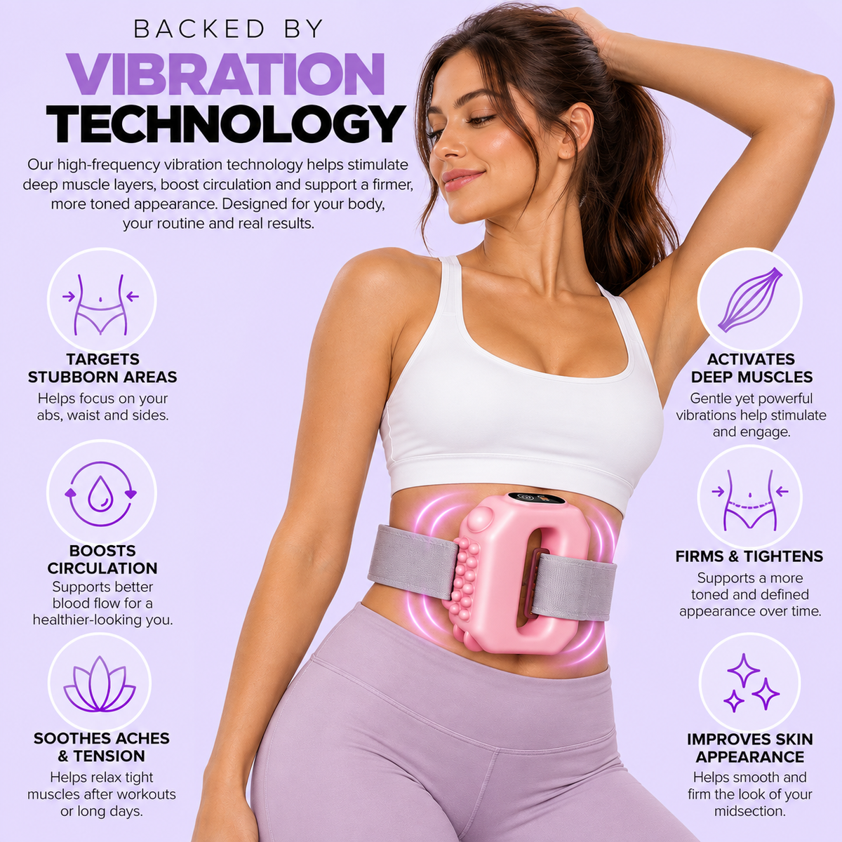 AbSoothe™ Abdominal Vibration Massager